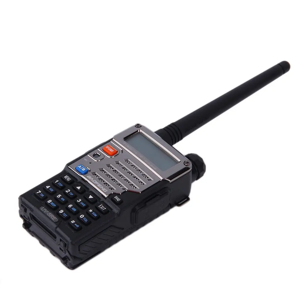 BF-UV-5RE Walkie Talkie 5 Вт 128CH FM VOX DTMF двухстороннее радио адаптер США