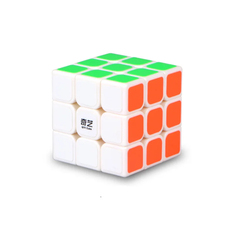 Qiyi 3x3x3 куб профессиональный 5,7 см скоростной куб для кубика-пазла Neo Cubo Magico стикер для детские образовательные игрушки - Цвет: Black Cube