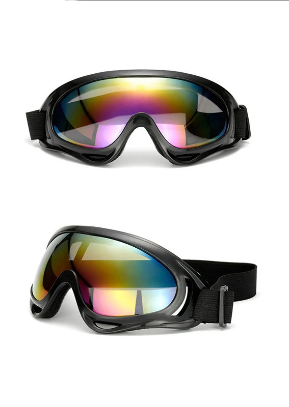 Качественные лыжные очки uv400 Анти-туман большие лыжные очки для катания на лыжах для мужчин и женщин, очки для сноуборда, лыжная маска, очки для альпинизма - Цвет: colorful