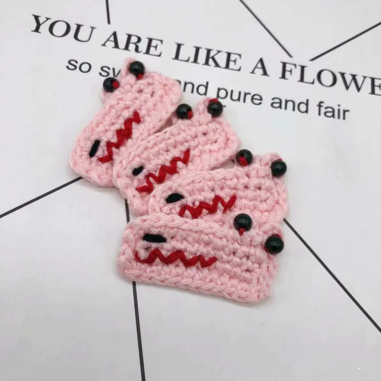 10 шт. модные кроше крокодил медведь леденец DIY части для одежды брошь заколки