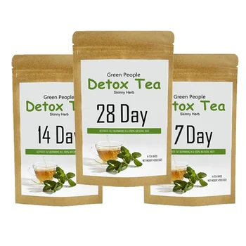 

GPGP Green People 28 Days Slimming Detox Tea, Weight Loss Tea, 7//14/28 days for Women and Men to Keep Health Belly Fat Burner