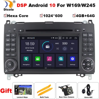 

AutoRadio 2Din Android 10 Car Multimedia Player For Mercedes Sprinter Benz B200 Vito W639 Viano B Class W169 W245 W209 GPS Navi