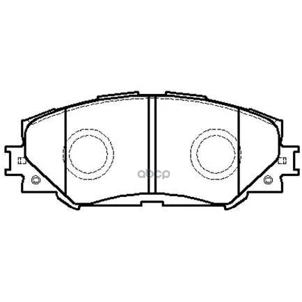 Колодки Тормозные Дисковые Передн Toyota: Rav-4 2.4l(Usa) 06- HSB арт. HP5176