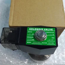 SS304 2 способ воды высокий электромагнитный нагнетательный клапан 220 В переменного тока отверстия 6 мм нормально закрывающийся клапан из нержавеющей стали 0,5-100 бар 1/4 3/8 дюйма