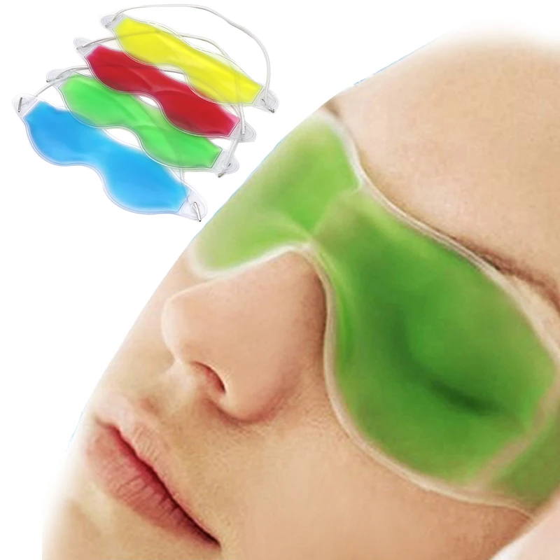 1PCS Ice Gel Eye Mask Reusable Hot Cold Therapy Soothing Relaxing Patch Sleeping Masks Dark Circles Skin Care | Красота и здоровье