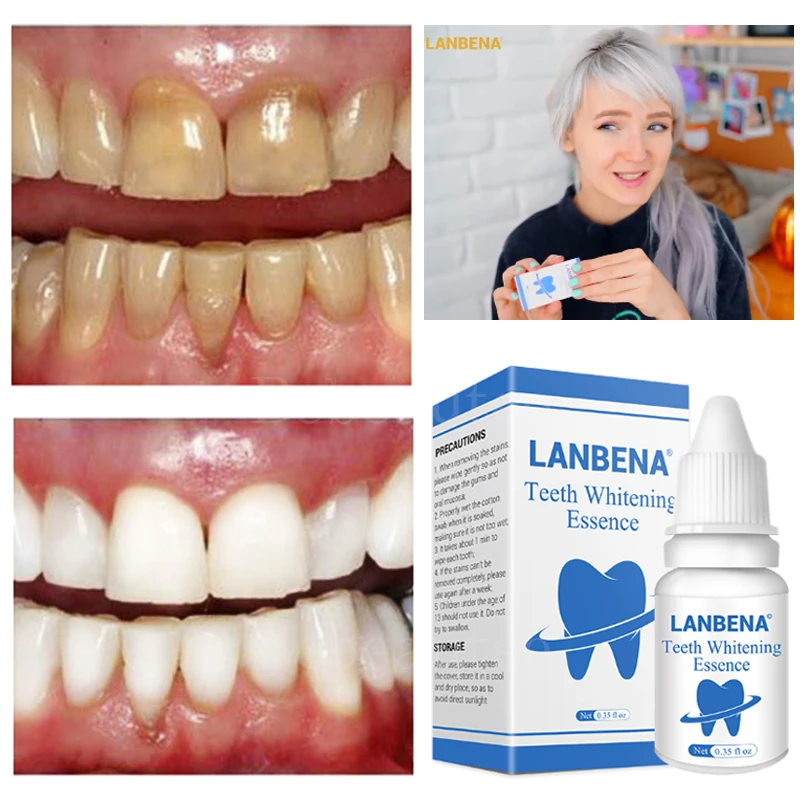 Отбеливатель LAMBENA для отбеливания зубов эссенция чистки и удаления зубного