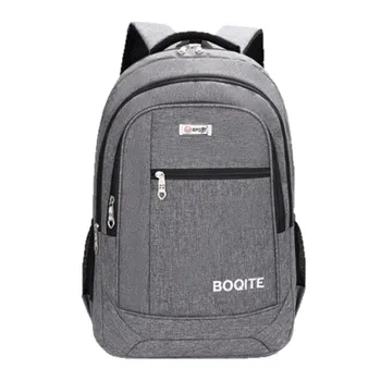 

Solid Grey Business Backpack Men 15.6 Inch Laptop Travel Rucksack Large Capacity Business Trip Mochila Waterproof Student Bags