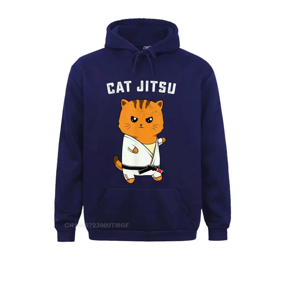 Jiu jitsu Kawaii cat funny BJJ or MMA grappling T-shirt__19865 Hoodies Fashionable Funny Long Sleeve Man Sweatshirts Sportswears Jiu jitsu Kawaii cat funny BJJ or MMA grappling T-shirt__19865navy
