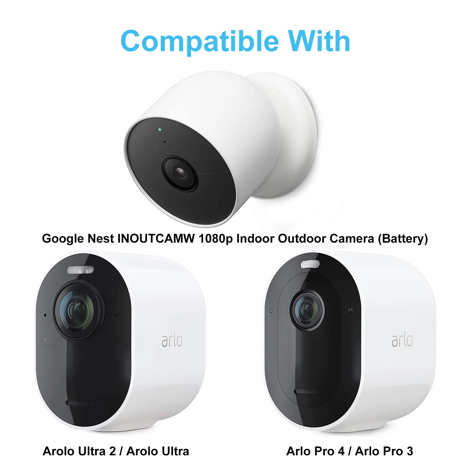 Cable Nest Secure Anti Theft Nest Cam Indoor Accessories Anti-Drop
