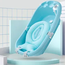 Мультяшный органайзер для хранения игрушек в ванну коврик для ванной нескользящий коврик для ванной безопасности новорожденных опора для ванной Подушка Складная мягкая подушка