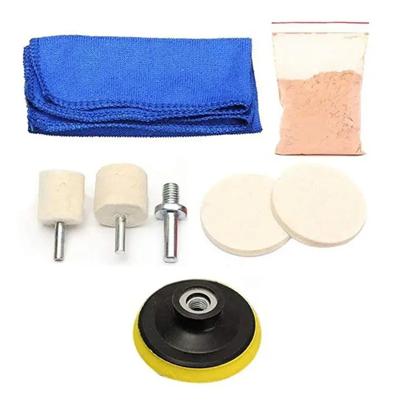 

Universal Car Glass Polishing Kit Windscreen Scratch Repair Auto Restore Tool