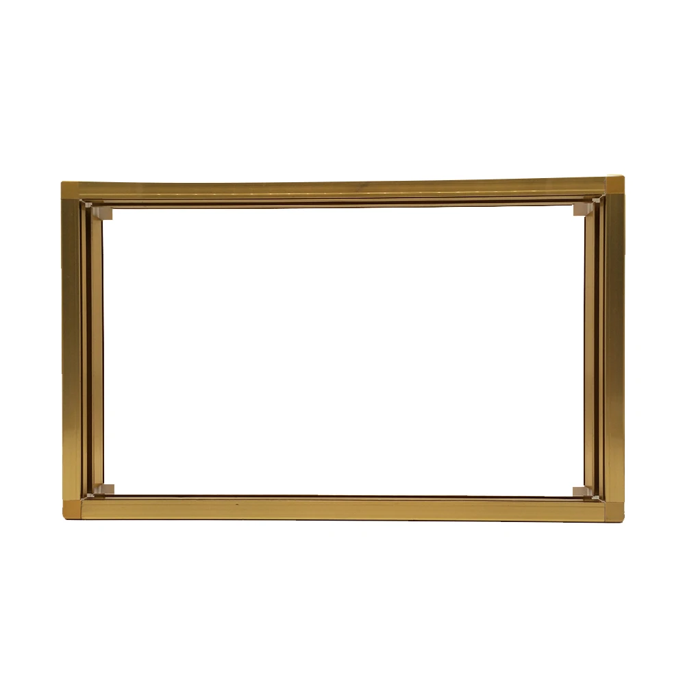 US $399.00 5515 Golden Led Screen Display Frame 55x15x11x6000mm Aluminum Profile