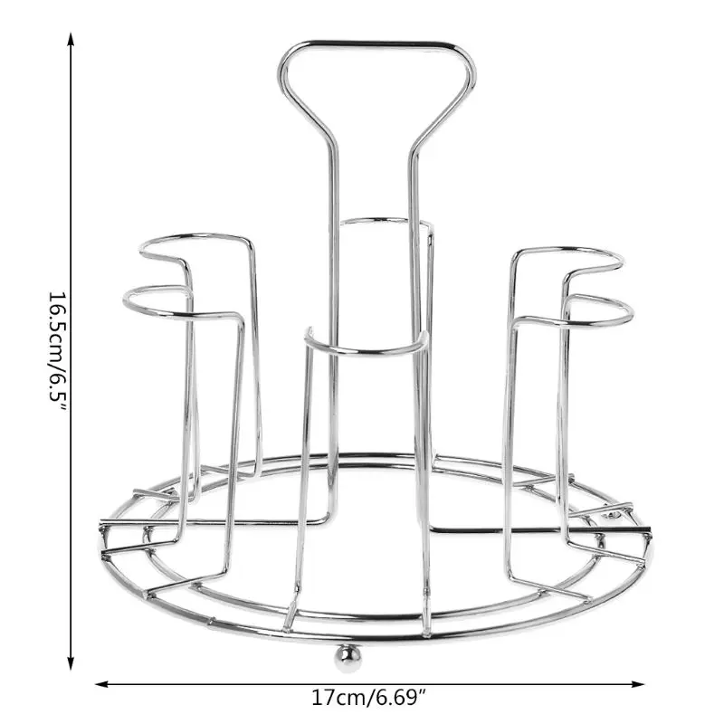 Стильная кружка, дерево, железный держатель, кофейные чашки, слив, органайзер, 6 стоек, подставка, бутылка, сушилка для посуды, кухня, аксессуары для гостиной, 19QB
