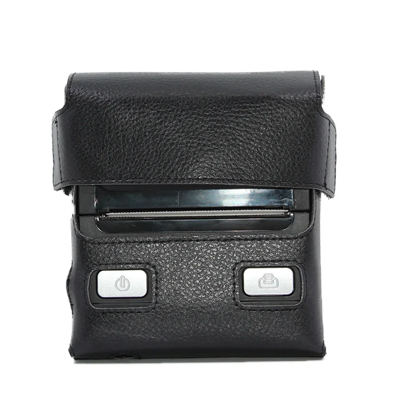 printer with case Веха MHT-P8001 дешевый Bluetooth мобильный Карманный термопринтер 80 мм POS принтер совместим с Android/iOS/Windows - Цвет: printer with case