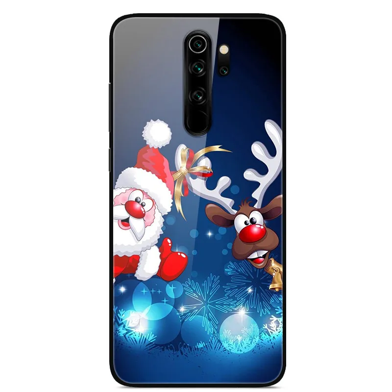 6,53 ''для Xiaomi Redmi Note 8 Pro Чехол из закаленного стекла жесткая задняя крышка защитный чехол для телефона s для Redmi Note8 Pro 8Pro бампер - Цвет: 35