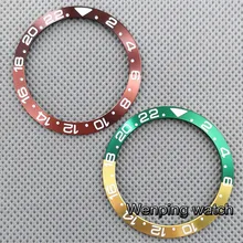 38 мм титановый желобок комплект вставок автоматические мужские часы корпус наручные части