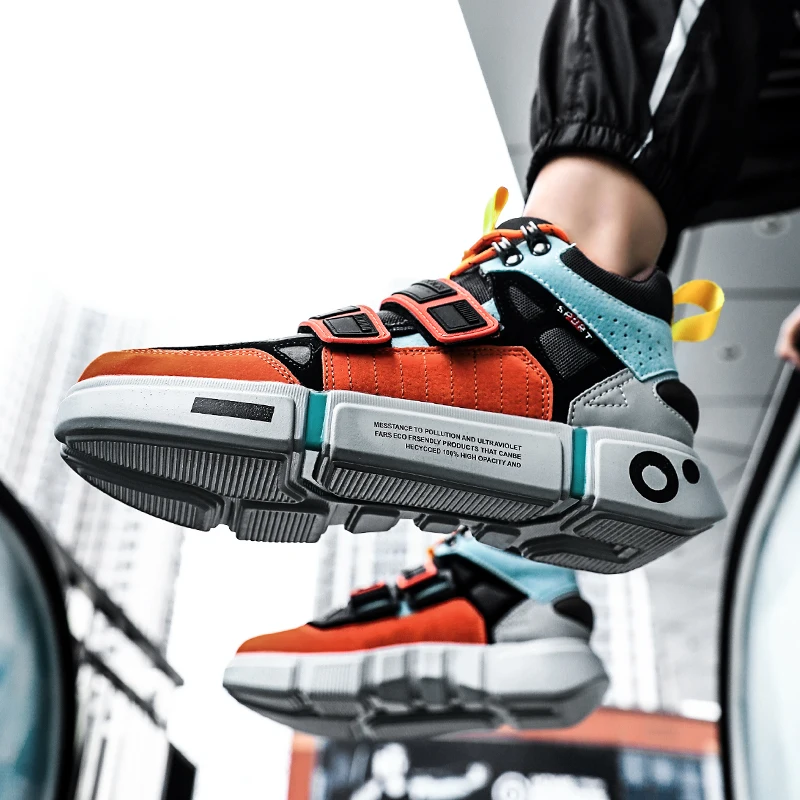 Men Sneakers Breathable Thick Sole Running Shoes Men Sports Shoes Size 36-45 running shoes men sneakers