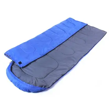 

Sleeping Bag Outdoor Travel Camping Envelope Sleeping Bags 1kg Hiking Zipper Sleeping Bags with Cap for Travel Survival Tool