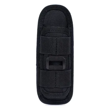 

Tactical 360 Degrees Rotatable Flashlight Pouch Holster Torch Case For Belt Portable Torch Cover Holder Hunting