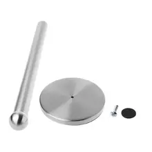 Нержавеющая сталь одноколонный вертикальный держатель для кухонных бумажных полотенец пластиковая упаковка держатель для хранения сумки рулон бумаги для ванной держатель