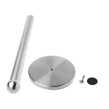 

Stainless Steel Single Column Vertical Kitchen Paper Towel Roll Holder Plastic Wrap Storage Bag Holder Bathroom Roll Paper Holde