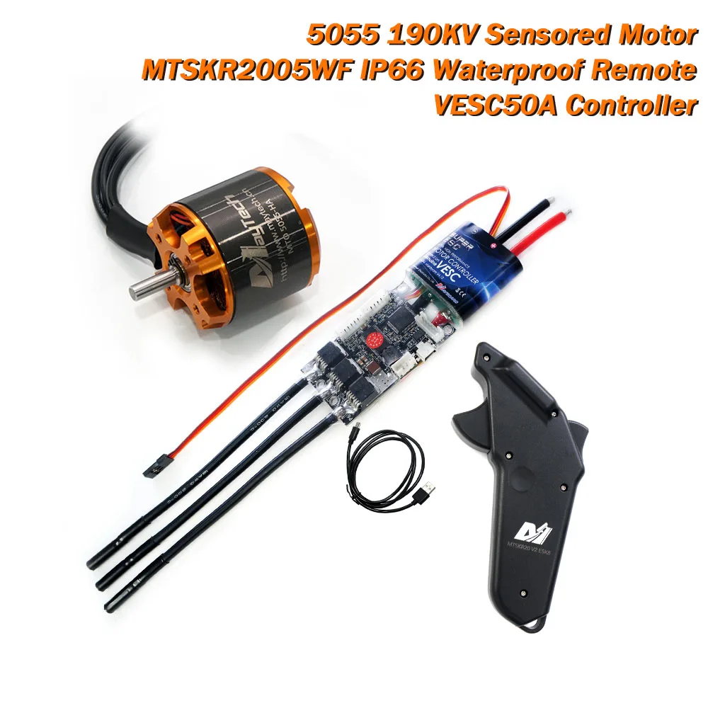 

Maytech 2005WF водонепроницаемый PWM Remote 50A VESC 190KV BLDC Motor Hall Sensor Electric Longboard Monopatin Boards