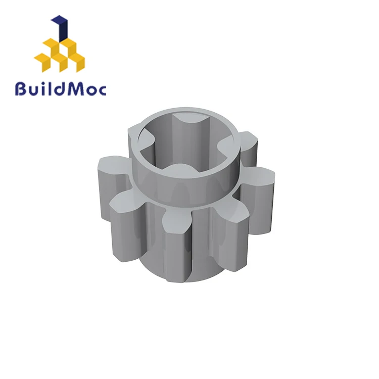BuildMOC 3647 8 зубчатая передача наружный диаметр 10,0 строительные блоки части DIY развивающие творческие подарочные игрушки - Цвет: M0788-01