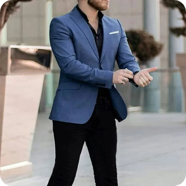 11 Navy Blazer & Black Pants Outfits for Men - Suits Expert