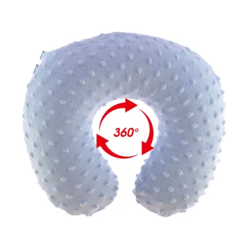 

Airplane Travel Pillow Washable Sleeping Car Baby Soft Nap U Shape Inflatable Neck Support Mini Head Holder Massage Particles