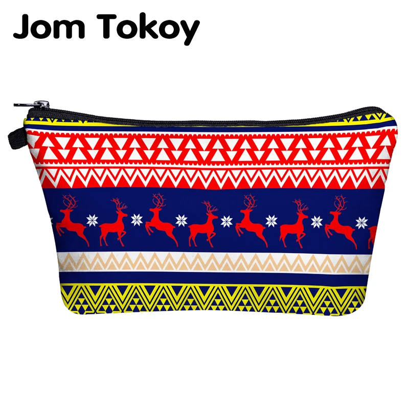 Jom Tokoy, косметичка, дорожная сумка, рождественский подарок, сумки для макияжа, сумка-Органайзер, женская косметичка, hzb1017