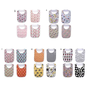 

Baby Feeding Bibs Infant Cotton Scarf Towel Bandana Saliva Triangle Burp Cloth F3ME