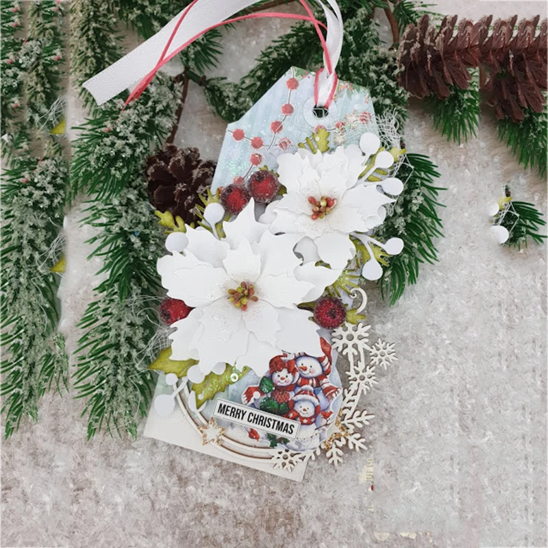 CH цветы металлические режущие штампы трафареты для DIY скрапбукинга/фотоальбом штампы декоративное тиснение DIY Бумага