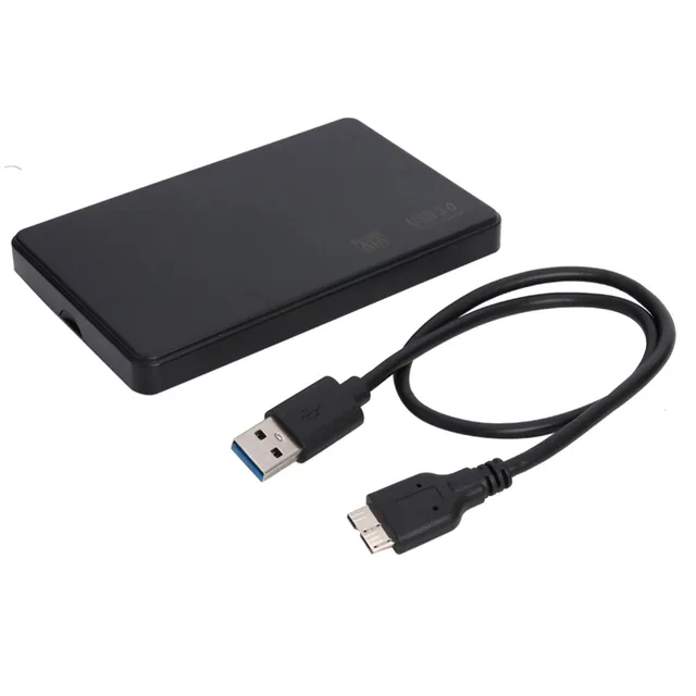 2.5 inch HDD SSD Case Sata to USB 3.0 2.0 Adapter Free 5 6 Gbps Box Hard  Drive Enclosure Support 2TB HDD Disk For WIndows Mac OS