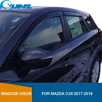 

Side Window Deflector For Mazda CX5 2017 2018 2019 Black Window Visor Wind Shields Sun Rain Deflector Guards SUNZ
