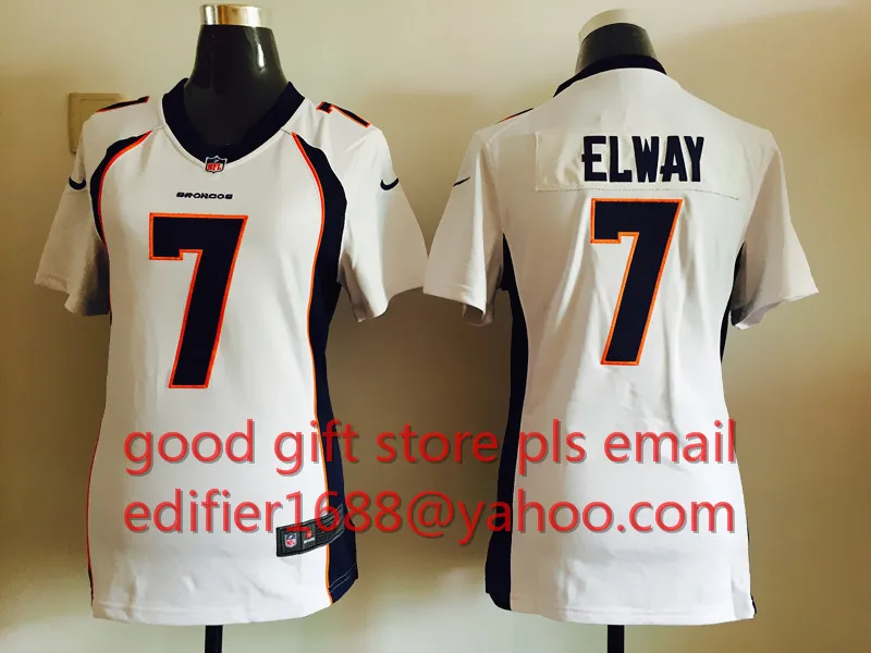 Сшитые женские футболки Denver s ladies 94 demarus Ware 7 John Elway 58 Von Miller 88 Demaryius Thomas 30 Anthony Davis - Цвет: Фиолетовый