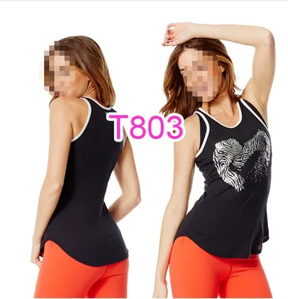 Летние детские топы; быстросохнущая Спортивная футболка для бега; женская одежда; модные топы; t803 - Цвет: dt803   black