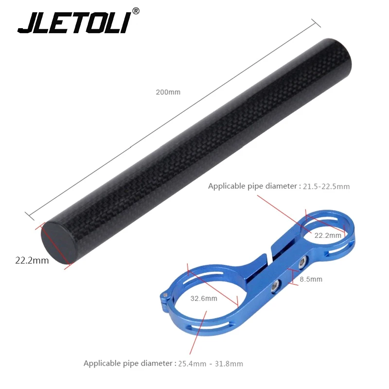JLETOLI велосипедные стойки MTB руль Расширенный кронштейн бар компьютер держатель телефона велосипед сплав многофункциональный поддержка расширитель