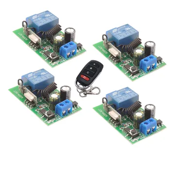 

AC 85~250V 10A relay with remote control 220/110V Wireless Receiver Module for light and lamp/one button control one light