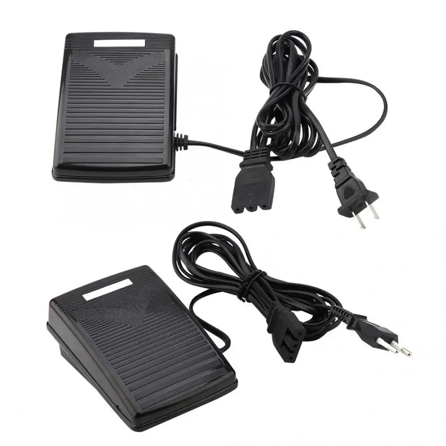 110V 220V Home Sewing Machine Foot Control Pedal With Power Cord Pedal