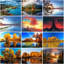 

DIY 5D Diamond Painting Castle Embroidery Cross Stitch Diamond Mosaic Scenery Full Square Round Rhinestone Pictures Home Decor