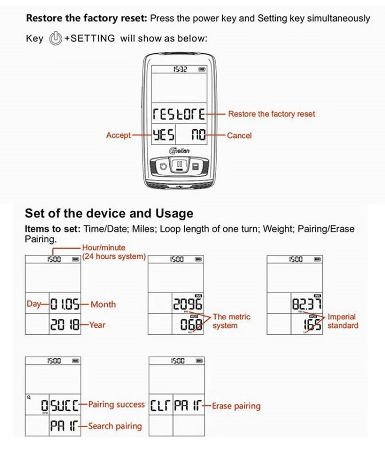 giyo m4 wireless bike computer