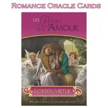 Romance Angels Oracle Cards английская карточная игра для чтения, настольная игра, единороги, Ленорман, Oracle Cards, колода Для Таро для личного использования