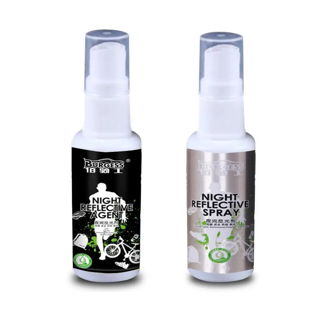 Night Reflective Spray Running Bike Fluorescence Paint Anti Accident Safety Mark Outdoor Tools Rental& Dropship