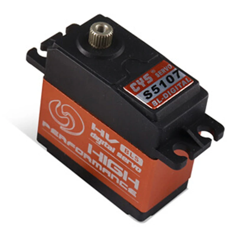 1 шт. CYS-BLS5107 цифровой бесщеточный сервопривод PWM контроль 6,0-7,4 V 7KG крутящий момент w металлический редуктор запасной парст для 600/700 Heli фиксированное крыло