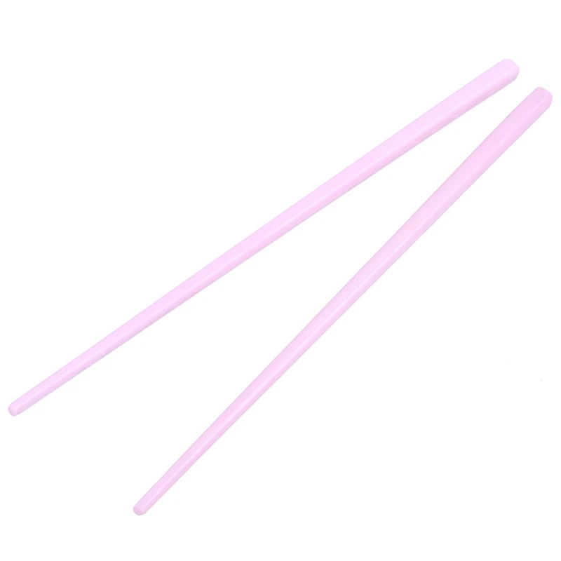 Партия из 5 пар в ассортименте; цветные, пластиковые палочки для еды 8," Длинные