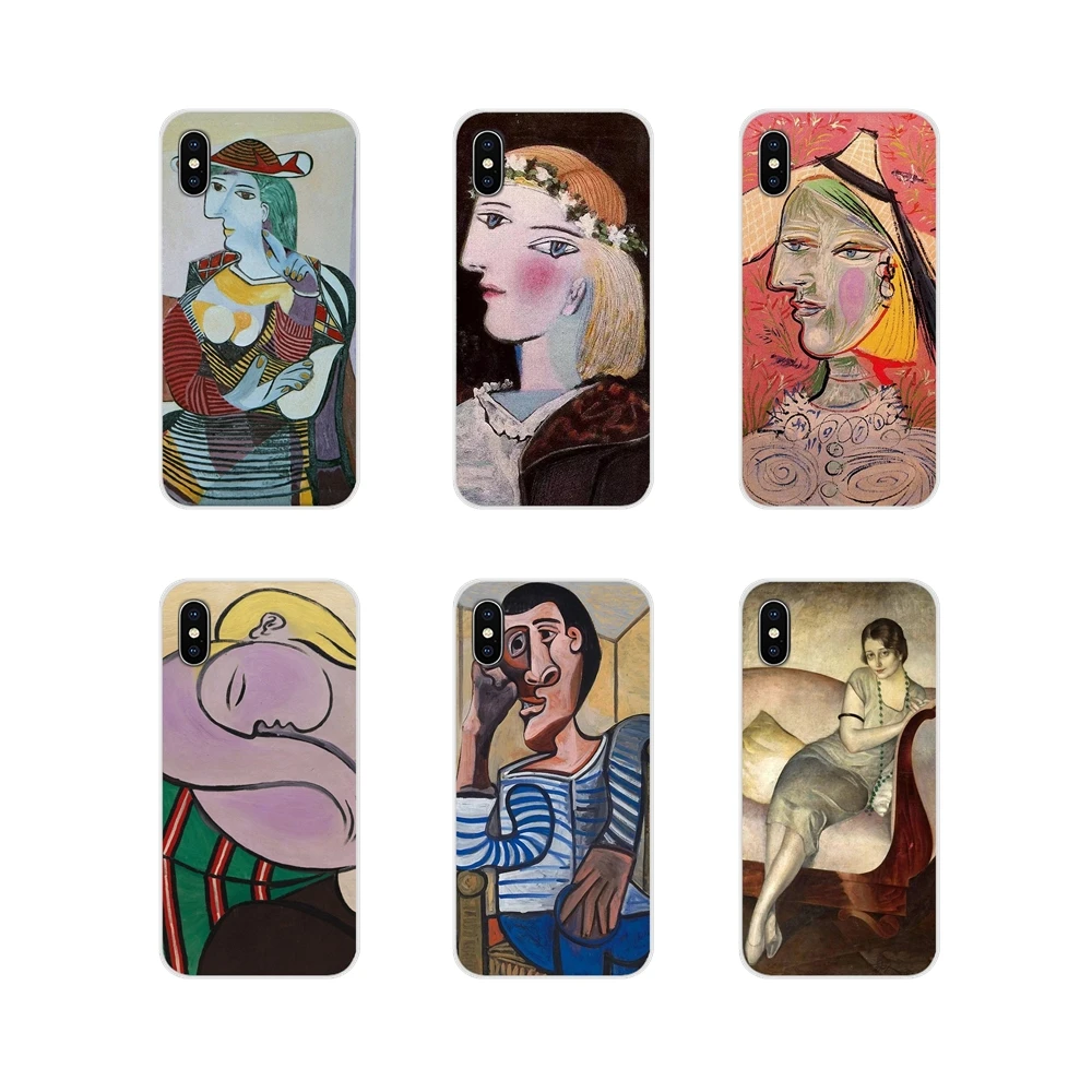 Silicone Phone Covers For Huawei G7 G8 P7 P8 P9 P10 P20 P30 Lite Mini Pro P Smart Plus 2017 2018 2019 Pablo Picasso abstract Art | Мобильные