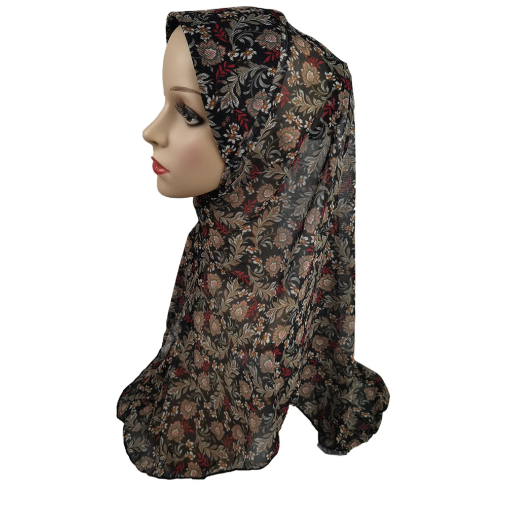 Muslimische Frauen Ein Stück Hijab Hut Islamischen Amira Kopftuch Kopf Wrap Schal Hals Abdeckungen Turban Arabischen Bandanas Zubehör Mode – Detail 5