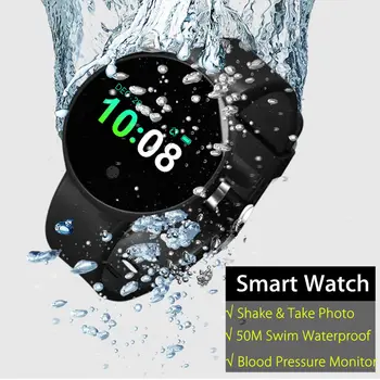 

Sport Smart Watches Bracelet IP68 Waterproof Heart Rate Blood Pressure Blood Oxygen Intelligent Fitness Men Women Smartwatch
