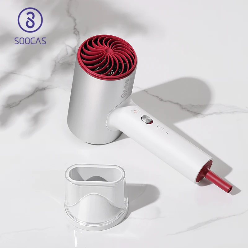 SOOCAS H3S отрицательных ионов Фен для YOUPIN 1800 Вт профессиональный фен волос Алюминий