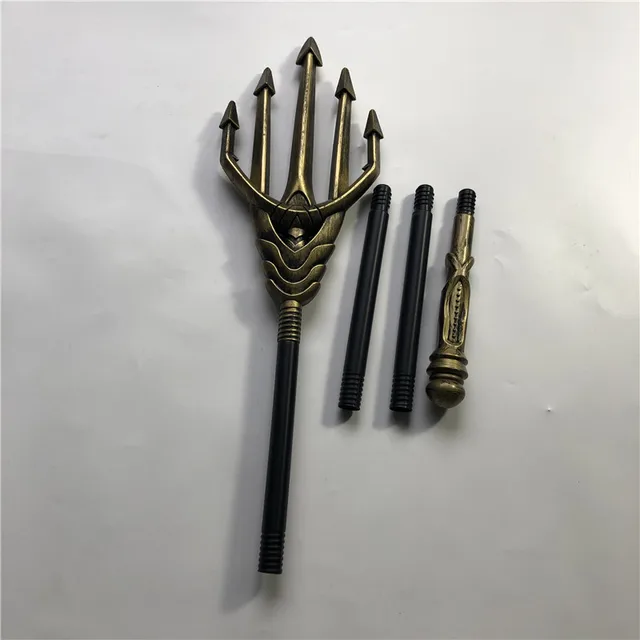 Movie cosplay Aquaman Trident Toy Arthur Curry Orin Weapon sword For Boy's Gift 146*22cm 5